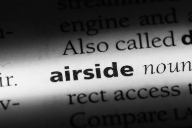 Airside sözcük sözlüğe. Airside kavramı.