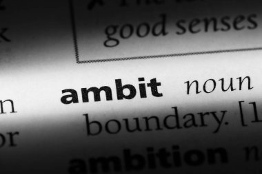 muhit Word'de bir sözlük. muhit kavramı.