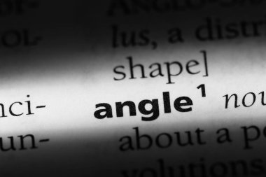 açı Word'de bir sözlük. açı kavramı.
