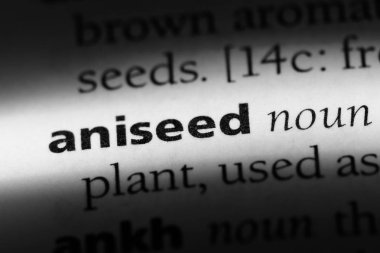 anason Word'de bir sözlük. anason kavramı.