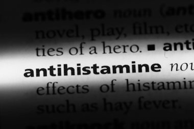 antihistaminik Word'de bir sözlük. antihistaminik kavramı.