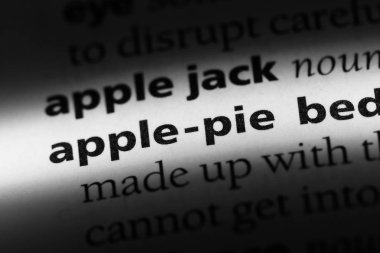 elmalı turta tek kelimeyle bir sözlük. elmalı turta kavramı.