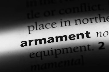 silahlandırma Word'de bir sözlük. silahlandırma kavramı.