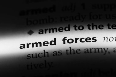 Silahlı Kuvvetler Word'de bir sözlük. Silahlı Kuvvetler kavramı.
