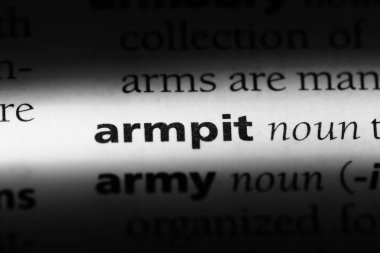 Koltukaltı Word'de bir sözlük. koltuk altı kavramı.