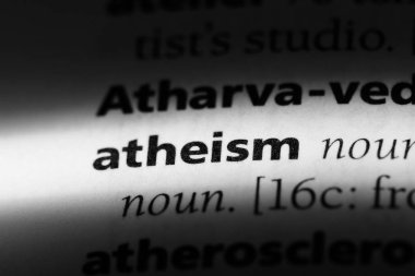 Ateizm Word'de bir sözlük. Ateizm kavramı.