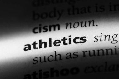 Atletizm Word'de bir sözlük. Atletizm kavramı.