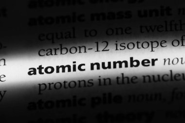 Atom numarası Word'de bir sözlük. Atom numarası kavramı.