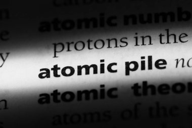 atomik yığın Word'de bir sözlük. atomik yığın kavramı.