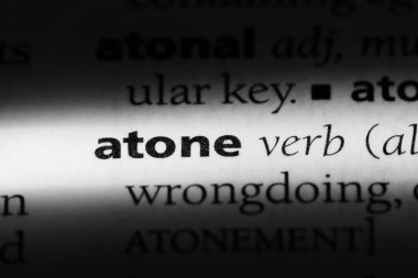 bir sözlüğü'ndeki sözcüğü kefaret. kavram kefaret.