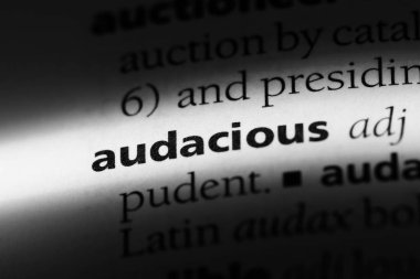 cesur tek kelimeyle bir sözlük. cesur kavramı.