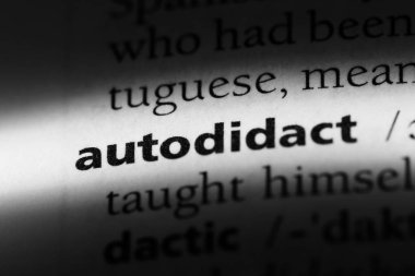 Otodidakt Word'de bir sözlük. Otodidakt kavramı.
