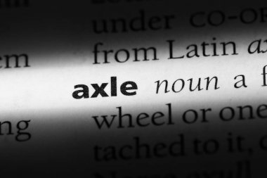 aks Word'de bir sözlük. aks kavramı.