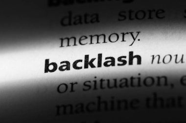 tepki Word'de bir sözlük. tepki kavramı.