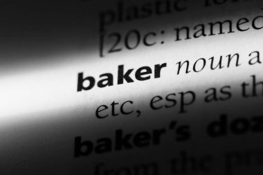 Baker Word'de bir sözlük. Baker kavramı.