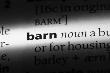 ahır Word'de bir sözlük. ahır kavramı.