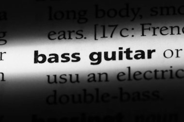 bas gitar Word'de bir sözlük. bas gitar kavramı.