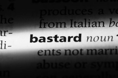 piç kurusu word Sözlük içinde. piç kavramı.