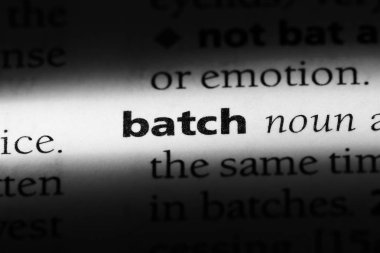 bir sözlüğü'ndeki toplu sözcüğü. toplu iş kavramı.