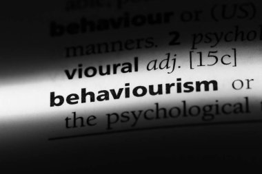 Davranışçılık Word'de bir sözlük. Davranışçılık kavramı.