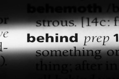 Sözlüğe sözcük. arkasında kavramı.
