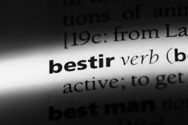 bir sözlüğü'ndeki sözcüğü bestir. kavram bestir.