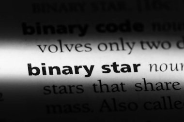 çift yıldız Word'de bir sözlük. çift yıldız kavramı.