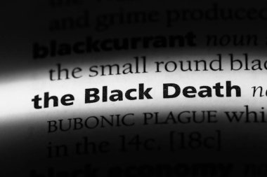 kara ölüm Word'de bir sözlük. kara ölüm kavramı.