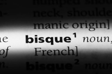 Bisküvi tek kelimeyle bir sözlük. Bisküvi kavramı.