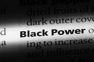 siyah güç Word'de bir sözlük. siyah güç kavramı.