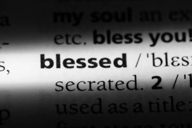 bir sözlük mübarek kelimeyle. mübarek kavramı.