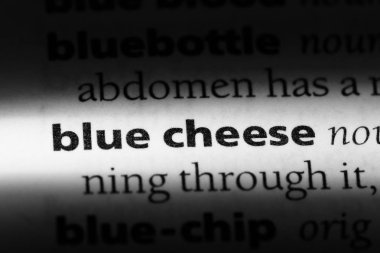 mavi peynir Word'de bir sözlük. mavi peynir kavramı.