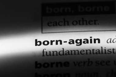 yeniden doğan tek kelimeyle bir sözlük. yeniden doğan kavramı.