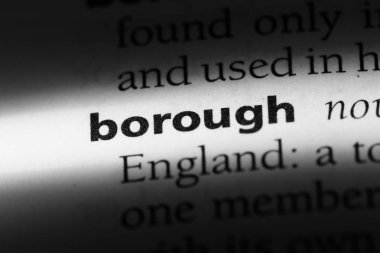 Borough Word'de bir sözlük. Borough kavramı.