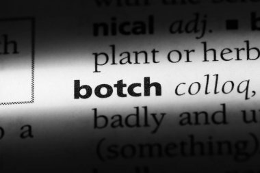 bir sözlüğü'ndeki sözcüğü videoteypler. boktan kavramı.