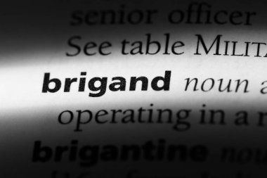 haydut Word'de bir sözlük. haydut kavramı.