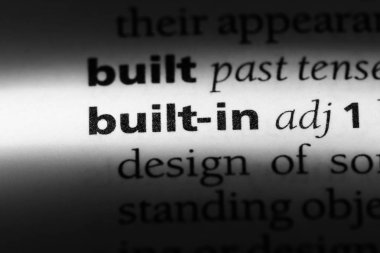 yerleşik sözcük sözlüğe. yerleşik kavramı.