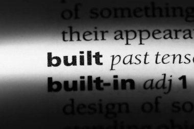 yerleşik sözcük sözlüğe. yerleşik kavramı.