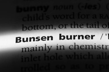 Bunsen burner Word'de bir sözlük. Bunsen burner kavramı.