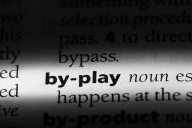 By-Play sözcük sözlüğe. By-Play kavramı.