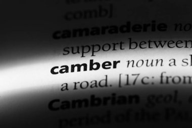 kamber Word'de bir sözlük. kamber kavramı.