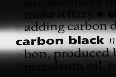 karbon siyah sözcük sözlüğe. karbon siyah kavramı.