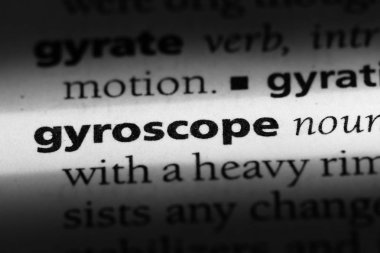 Jiroskop Word'de bir sözlük. Jiroskop kavramı.