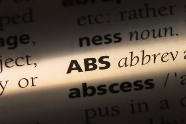 ABS Word'de bir sözlük. ABS kavramı.