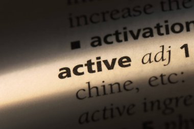 etkin kelime sözlüğe. etkin kavramı.