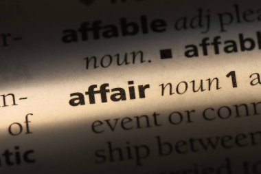 ilişki Word'de bir sözlük. ilişki kavramı.