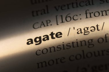 akik Word'de bir sözlük. akik kavramı.