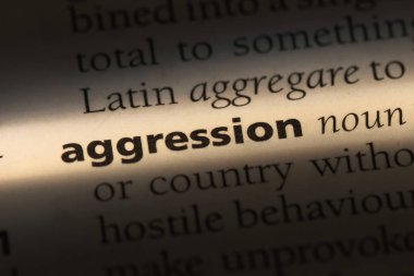 saldırganlık Word'de bir sözlük. saldırganlık kavramı.