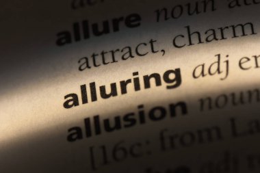 bir sözlüğü'ndeki sözcüğü çekici. çekici kavramı.