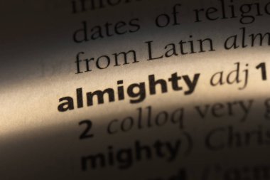 Yüce tek kelimeyle bir sözlük. Yüce kavram.